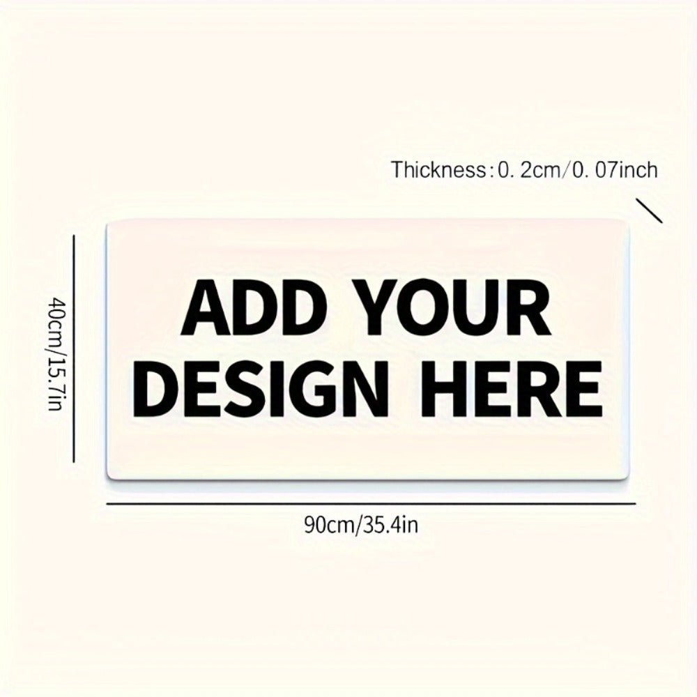 Custom Photo Mouse Pad Large Personalized Desk Mat Print Your Own Image or Text Non-Slip Base Extended Size for Office Gaming Home Unique Gift for Gamers Professionals