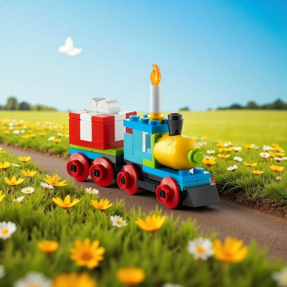 Birthday Train Building Set 30642 with Cake, Balloons, and Gifts