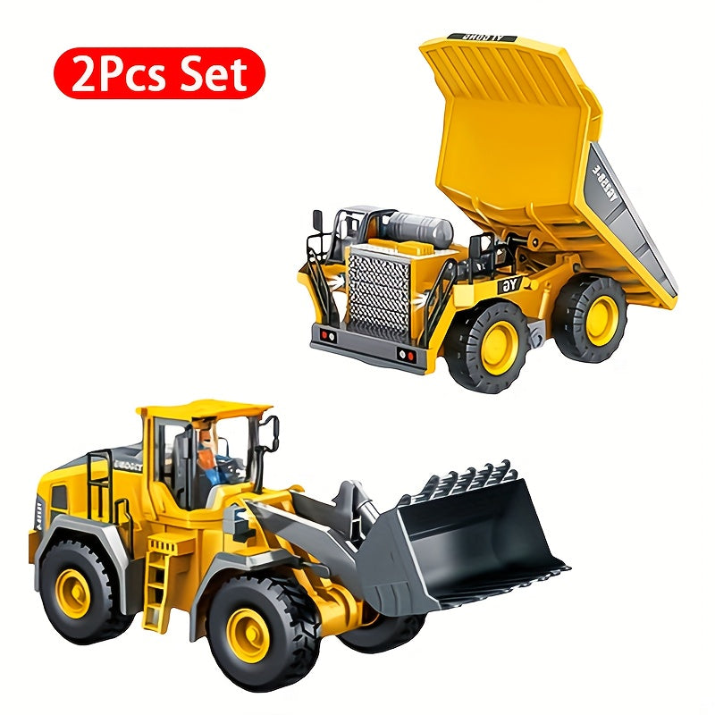 RC Construction Vehicle Toy with Excavator, Dump Truck and Loader Options