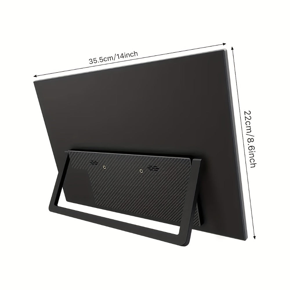 15.6 Inch Portable Monitor 1080P Touchscreen USB-C, 100% sRGB 72% NTSC IPS Travel External Second Screen for Laptop PC iPhone Android, Gaming Monitor with HDMI USB-C