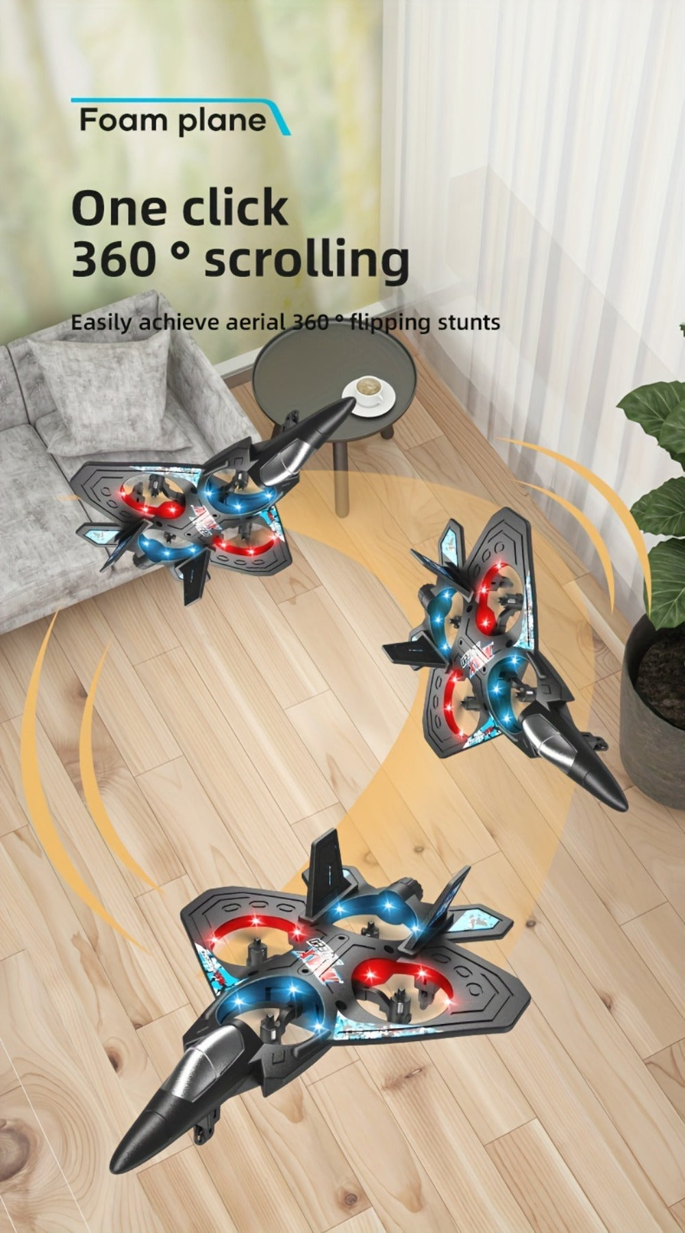 Kids Drone with Altitude Hold, Rechargeable RC Flying Toy for Beginners