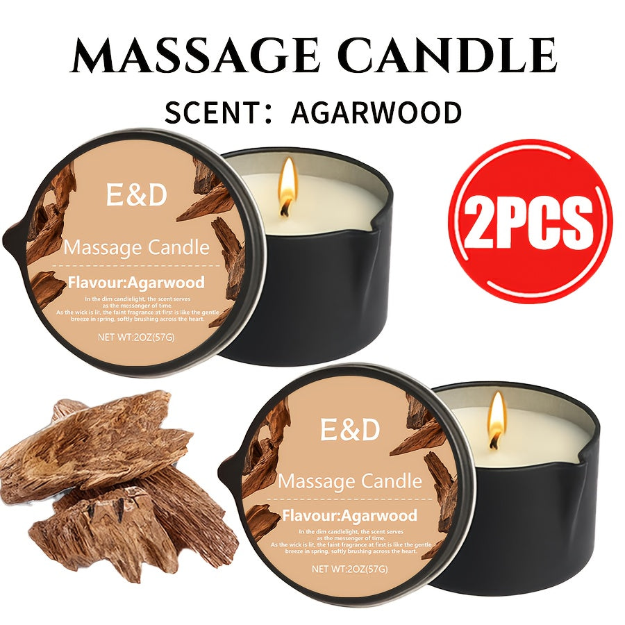 Scented Massage Candle 2-in-1 Soy Wax Essential Oil Body Lotion 20+ Scents 1pc 2pcs 6pcs Spa Nail Salon Pedicure Wedding Valentine Christmas Gift for Women