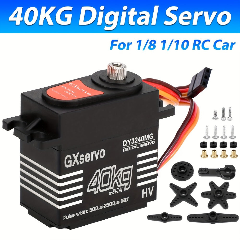 88.18 lb High-Torque Digital Servo with 180° Metal Gear