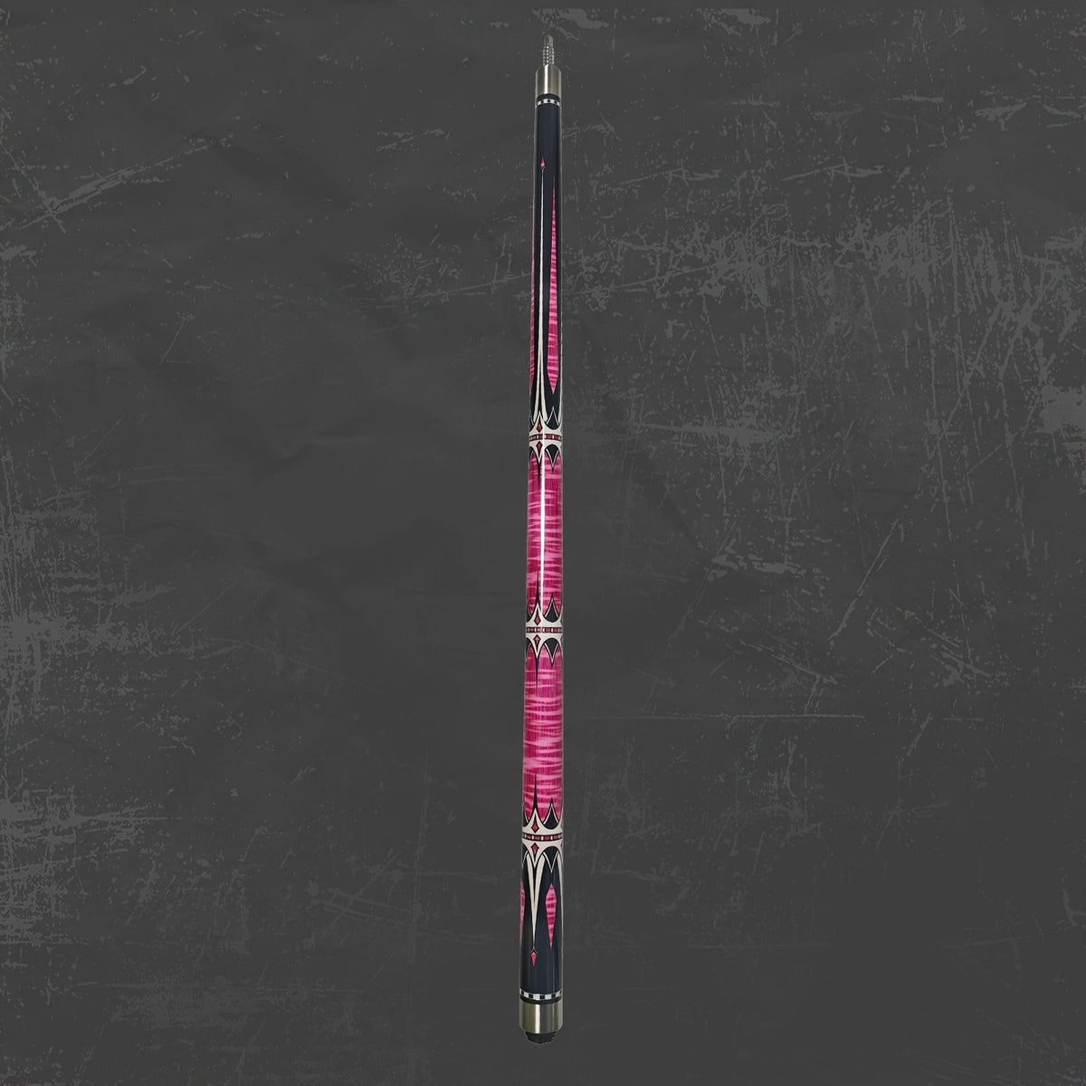 2-Piece Carbon Fiber Billiard Cue – Unisex Pool & Snooker Cue Stick, Low Deflection, Pink or Blue – Perfect Gift for Dad, Husband & Snooker Enthusiasts, Christmas & Holiday Gift