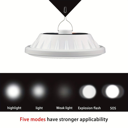 Camping Lanterns with Remote Control, 2-Pack, 120 LEDs and Solar/USB Charging