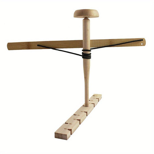 Bow Drill Fire Starter Kit, Hardwood Friction Fire Set with Fireboard, Spindle & Tinder