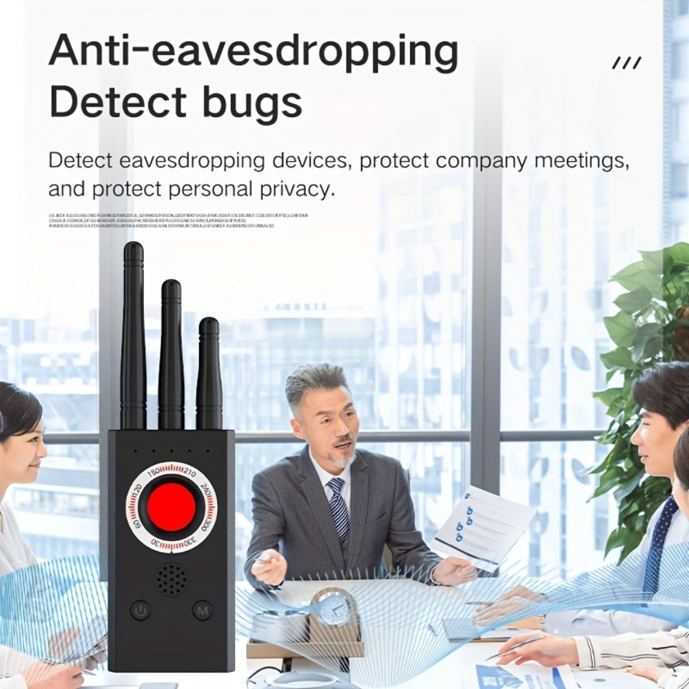 Portable Privacy Scanner Rechargeable – Detects Hidden Cameras, Infrared Wireless Cameras & USB Charging Bugs, No Wireless Signal Transmission, Passive Detection for Travel, Hotel & Home Security