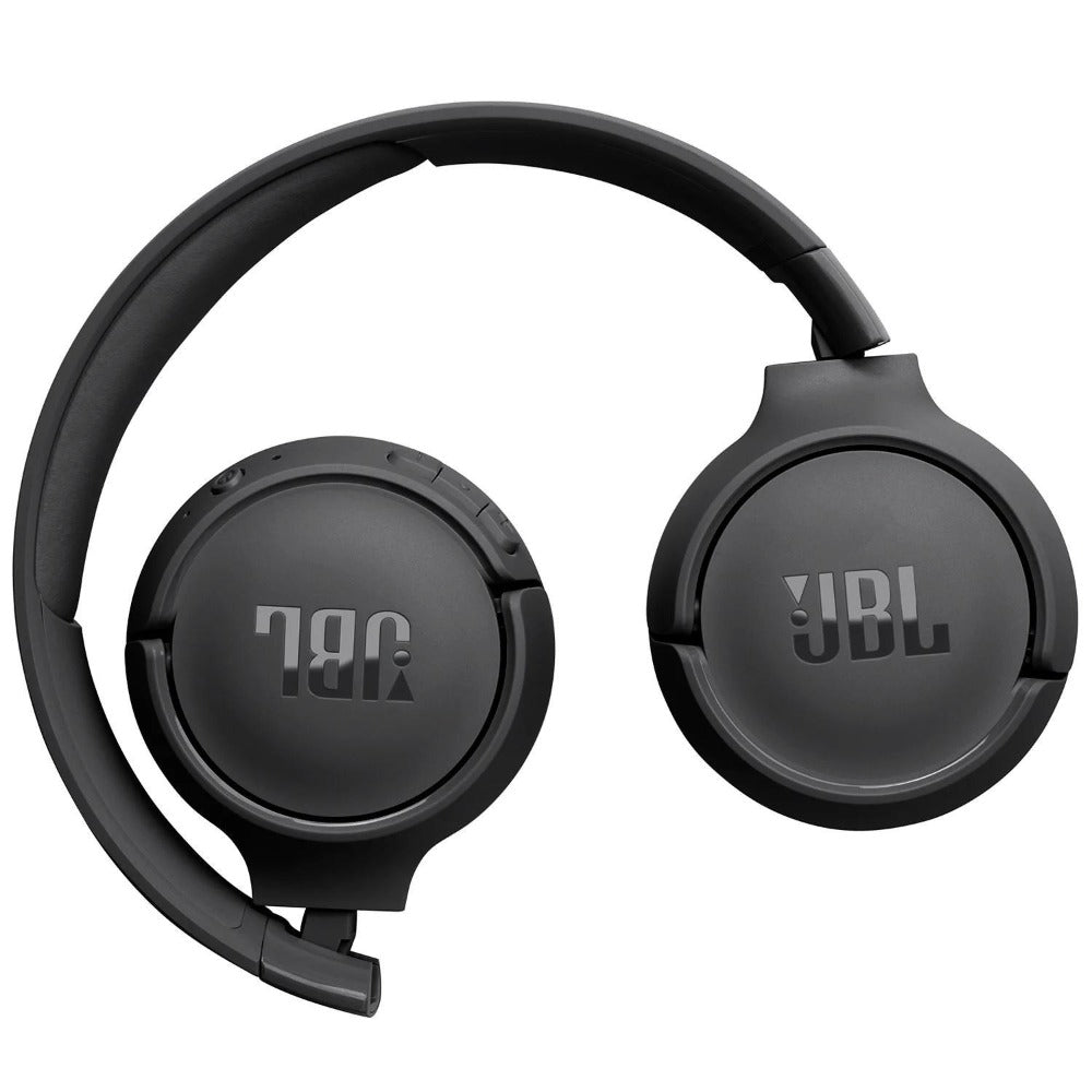 JBL Tune 525BT Neckband Wireless Earphones, Pure Bass Bluetooth 5.3 In-Ear Headphones, 57H Battery + 5-Min Speed Charge, Multi-Point Connection, Built-In Mic, JBL App EQ, Hands-Free Calls, Black