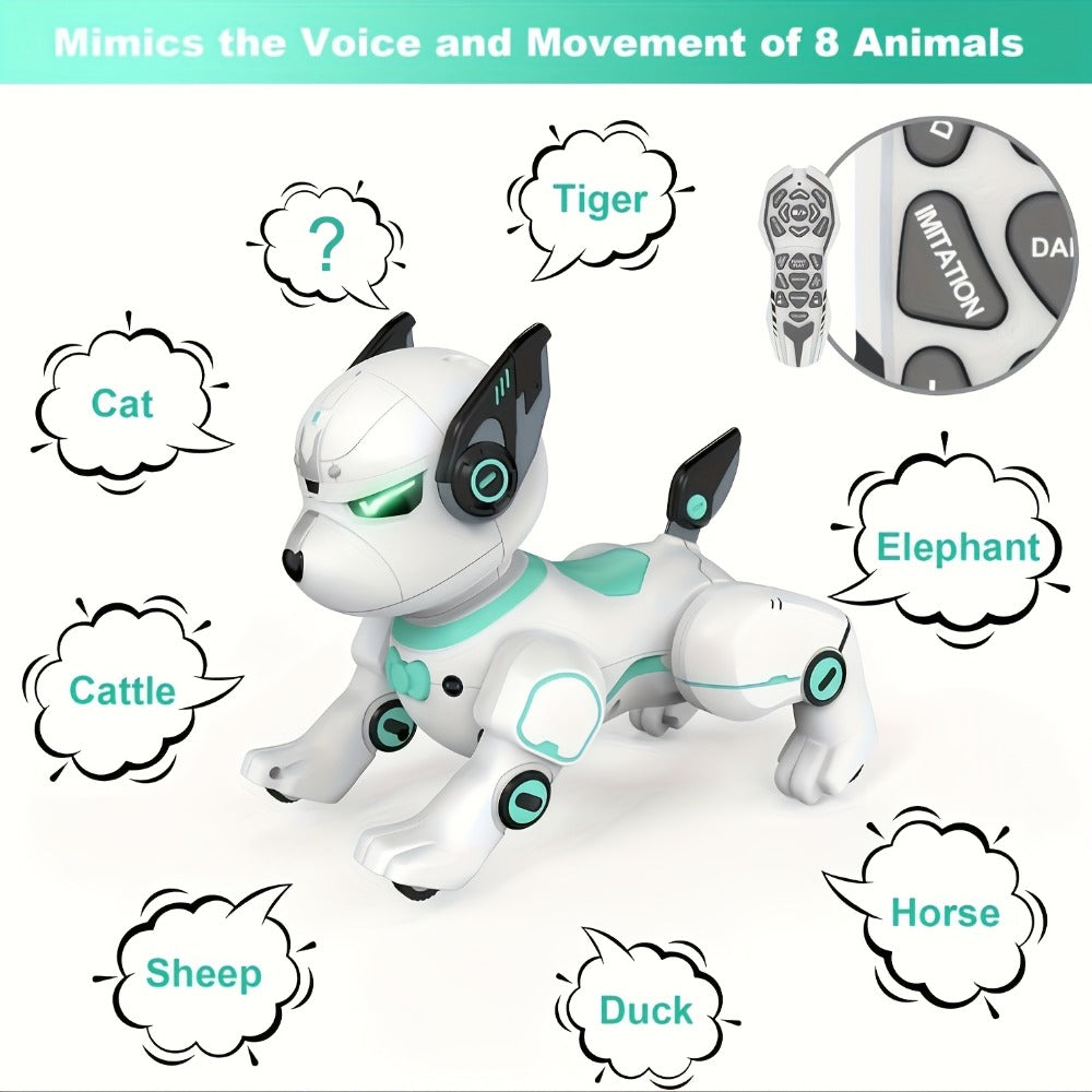 Programmable Robot Dog with Dialog Interaction and Stunt Performance