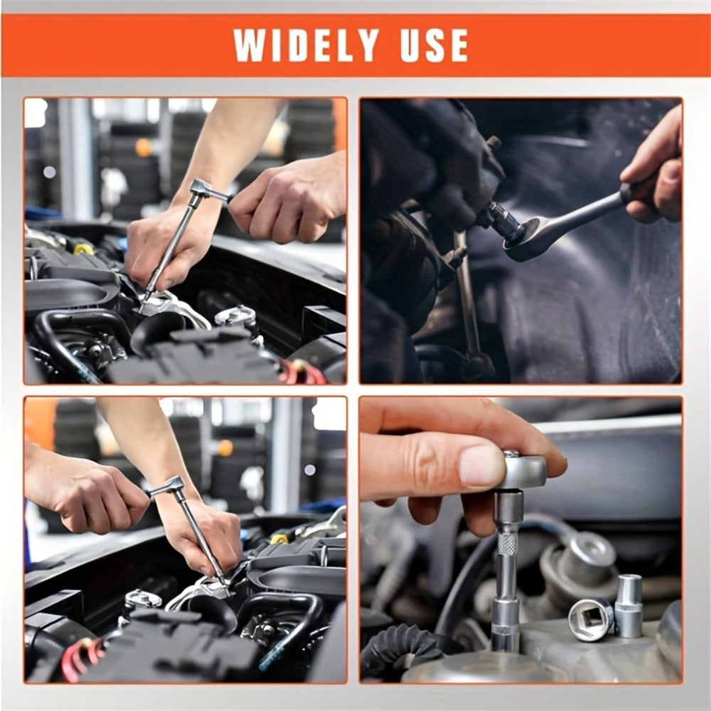 Premium Stainless Steel Repair Tool Kit 55/82/94/121PCS – Complete Automotive & Home Repair Set | Multi-Function Hand Tools | No Charging Required | Easy to Use | Perfect Gift for Men