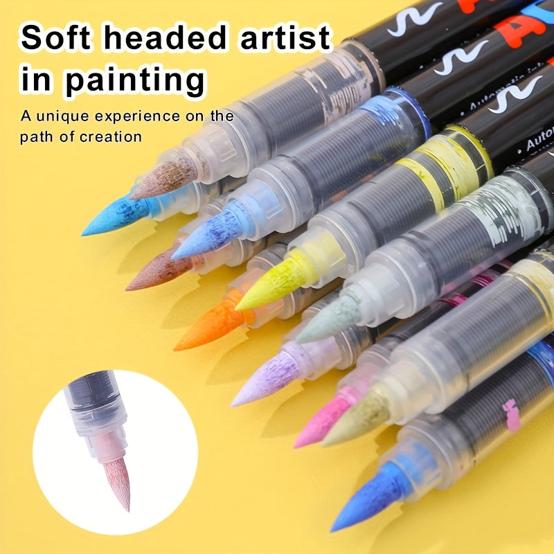 Acrylic Paint Pens Marker Set for Rock Painting Canvas Wood Glass Fabric Ceramic Fine Tip Liquid Acrylic Markers for Artists Adults Kids Available in 12 36 60 80 120 Colors