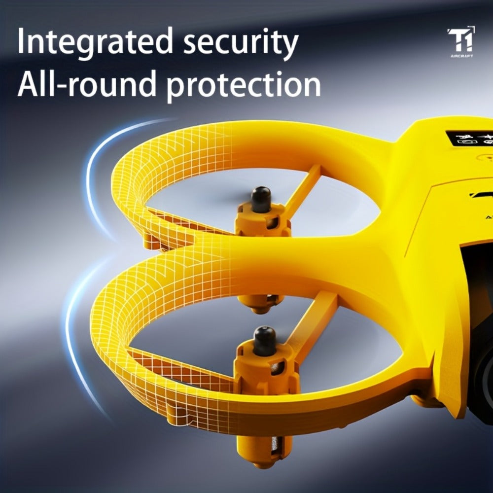 180° Rotating Dual Camera Drone Optical Flow Positioning Gyroscope Stabilization 360° Roll One-Button Takeoff Landing Calibration | Beginner Adult RC Quadcopter Gift for Kids Boys Girls