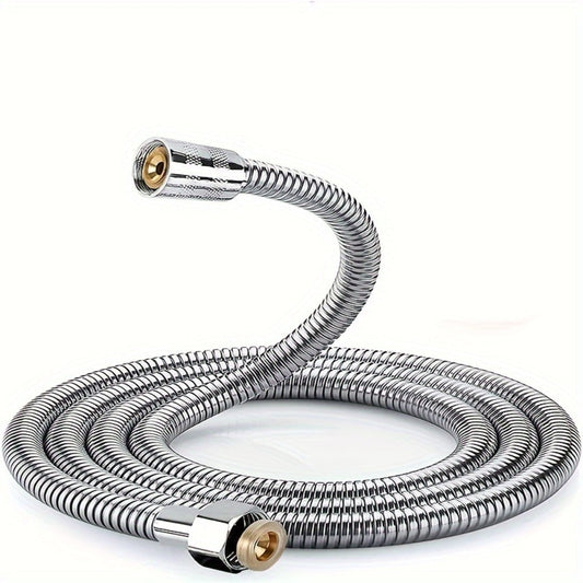Shower Hose, 78.7-Inch 304 Stainless Steel with Chrome Finish and Shower Head Holder