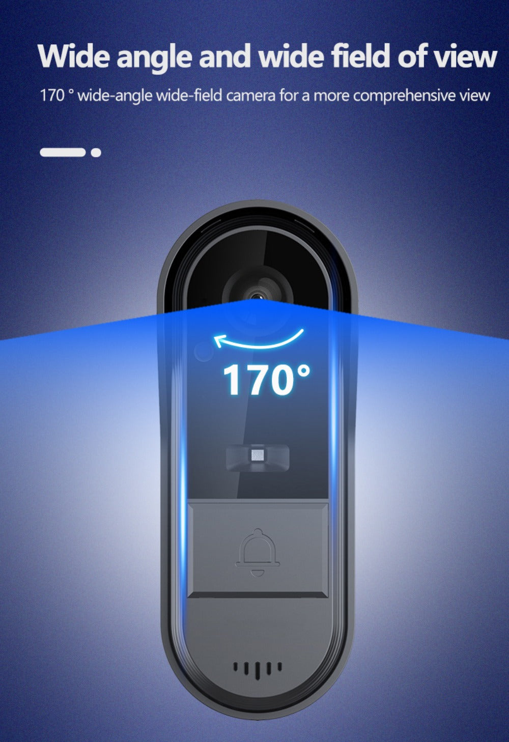Tuya Smart WiFi Doorbell Camera with Voice Changer – HD Night Vision, Two-Way Intercom, Rechargeable Battery, SD Card Local Storage, Remote Viewing, Home Security Wireless Doorbell, Single or 2-Pack