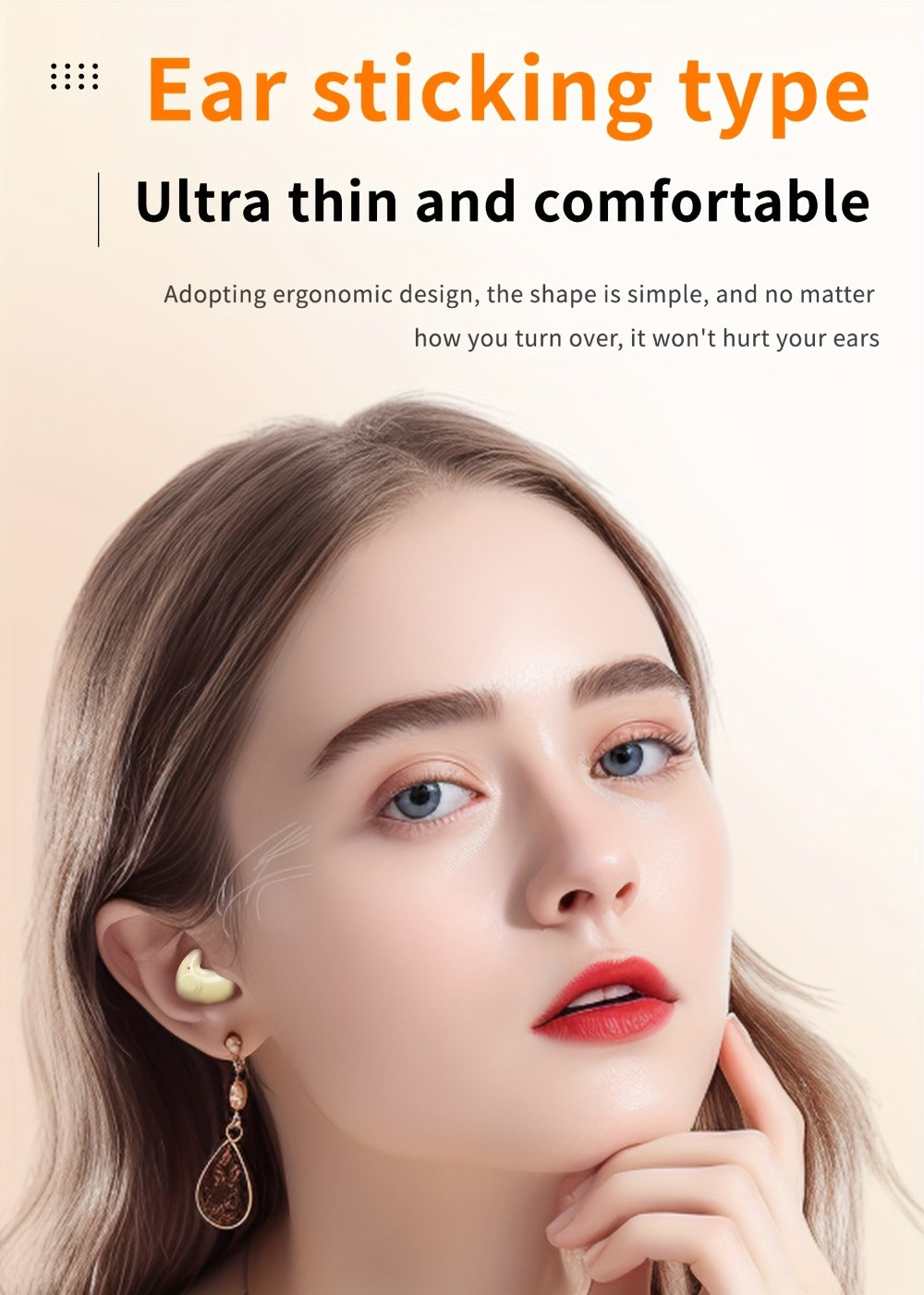 2-in-1 Wireless Earphones Couples Shared Audio Long Battery Life Clear Sound TV Movies Music Running Type-C Charging Condenser Mic Semi-Open iOS Android