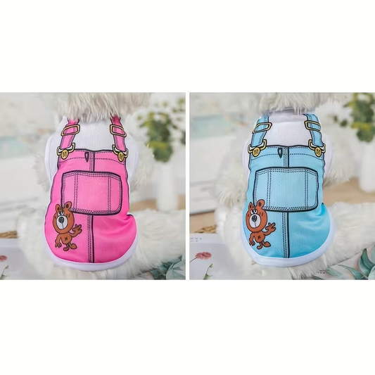 Dog Vest Multipacks for Small Dogs, Lightweight Slip-On Shirts in 2- and 6-Pack Options