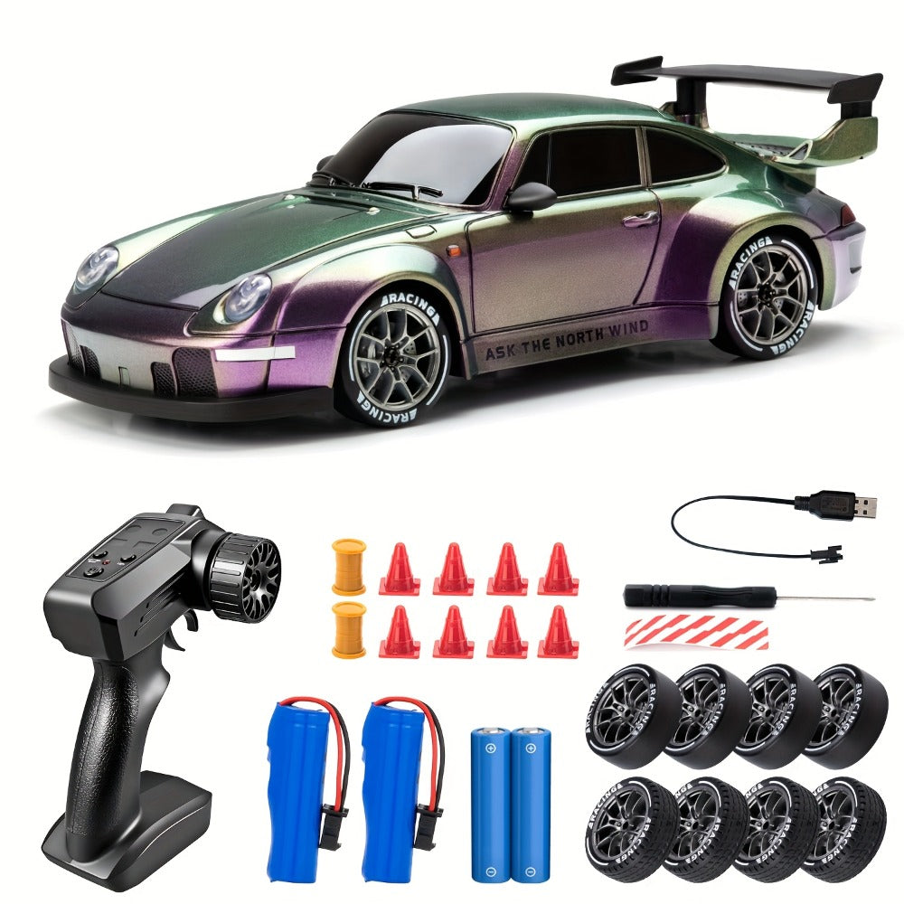 Drift RC Car 1:24 Scale S814, 360° Spin Remote Control Stunt Car in 5 Colors
