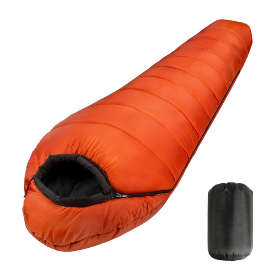Mummy Sleeping Bag for Adults with Synthetic Fill, 15°F or 32°F Options