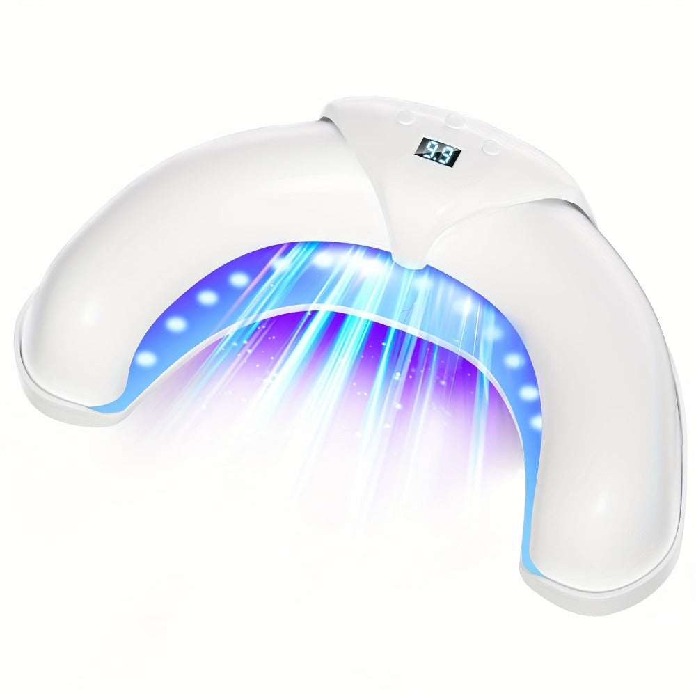 Nail Fungus Treatment Device – FDA Cleared Light Therapy for Toenails & Fingernails, Foldable Laser Nail Cleaning Device for Discolored & Thickened Nails, At-Home Nail Care Gift
