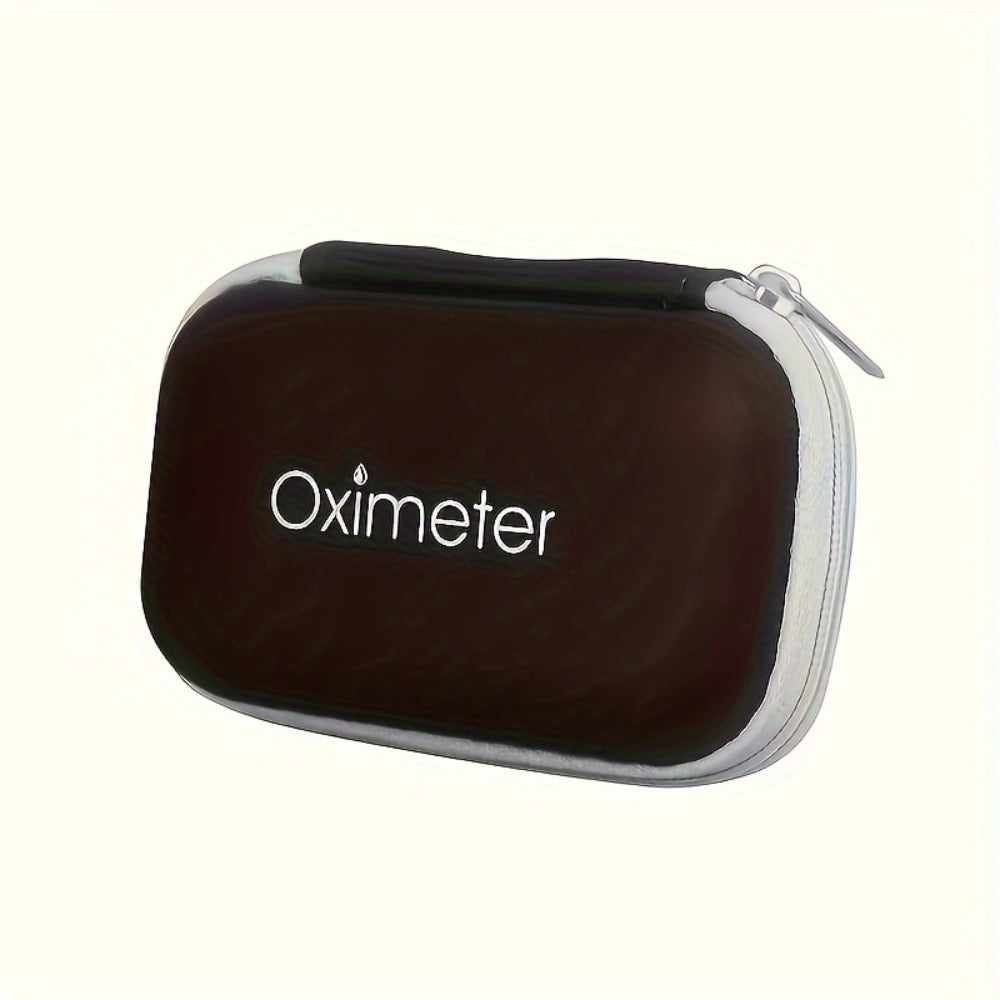 Fingertip Oximeter Case with Cleaning Rod – Hard Shell Dustproof Shockproof Travel Pouch for Pulse SpO2 Blood Oxygen Monitor | Portable Storage Bag