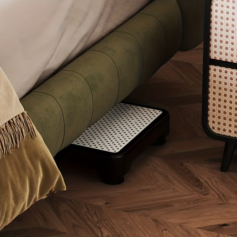 Step Stool Anti-Slip Heavy Duty – Portable Mobile Stepping Stool with Textured Non-Slip Surface & Sturdy Base | Indoor Outdoor Use for Elderly, Bathroom, Toilet, Stairs & Standing Assistance
