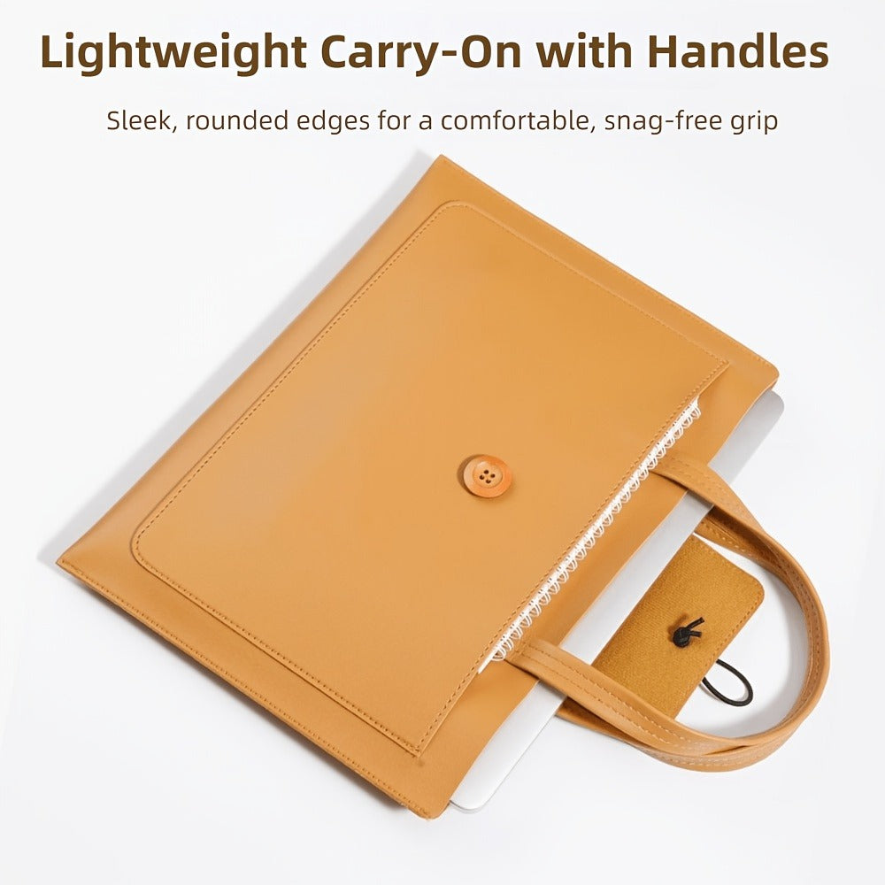 Laptop Sleeve Bag 13 14 15.6 16 Inch Protective Case with Carrying Strap Inner Liner Pouch Compatible MacBook HP Dell Lenovo Multi-Color Portable Shoulder Handbag Travel Briefcase for Women Men