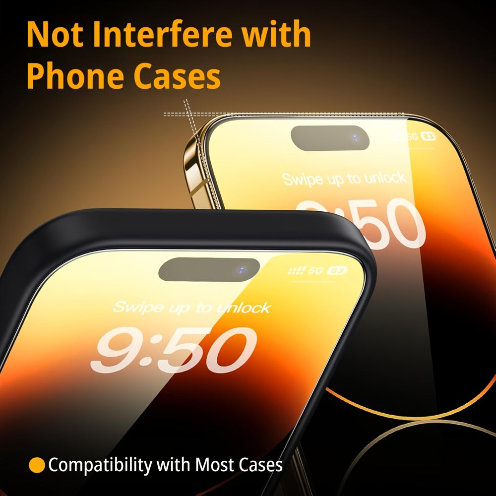 9H Tempered Glass Screen Protector for iPhone 8-Pack with Alignment Tool – 4 Screen + 4 Camera Lens, HD Clear, Bubble-Free, Case Compatible, iPhone 16 Pro Max / 15 / 14 / 13 / 12 / 11 Series