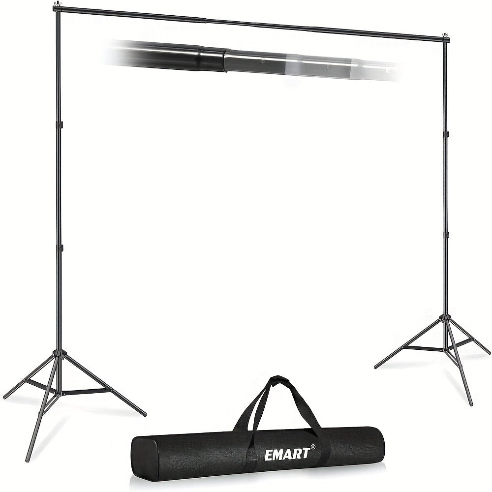 Balloon Projector Backdrop Stand 10x7Ft Adjustable with Carrying Bag, Background Support System for Photography, Events, Weddings, Party Decoration & Projector Display