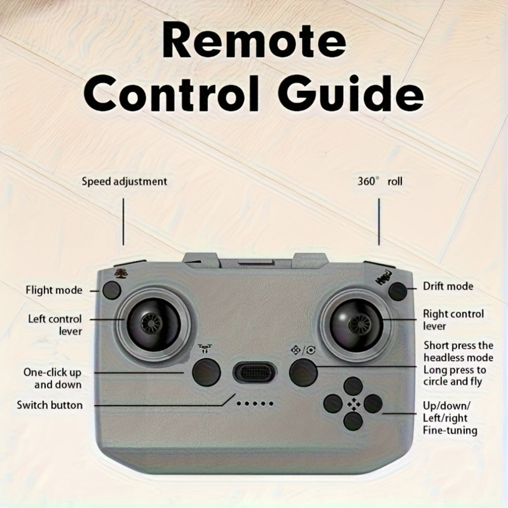 2-in-1 Mini RC Car and Drone Combo Dual Mode Switch One-Touch Takeoff Stable Hover Racing Mode Headless Mode 360° Aerial Flips Dual Batteries | RC Toy Gift for Kids Boys Girls | Birthday Christmas