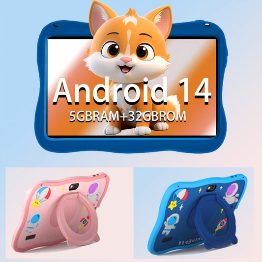 7-Inch Kids Tablet with Android 14, 5GB RAM, 32GB Storage and Protective Case