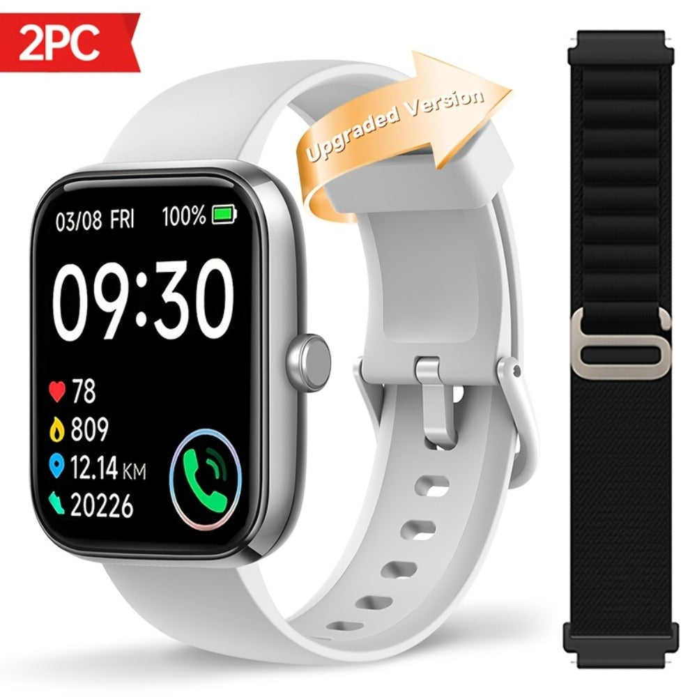 Fitness Tracker Smartwatch with Alexa Built-in FAWEIO 1.95" Large Display, Wireless Calling, 100+ Sport Modes, Pedometer Heart Rate Sleep Blood Oxygen, Compatible with iPhone & Android – Smart Watch for Men Women 11 Colors