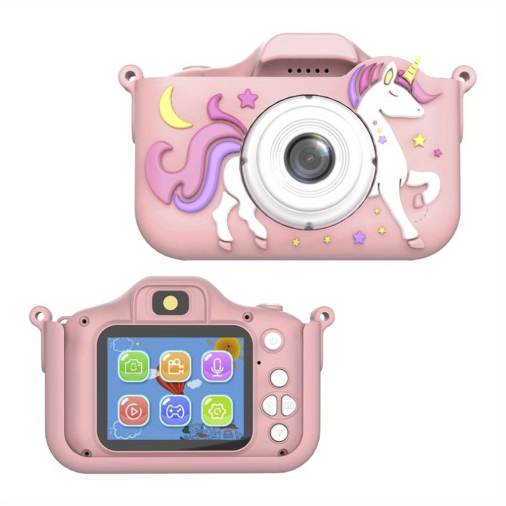 Kids Digital Camera with 1080P Video, 6 Photo Modes and 32GB Memory Card