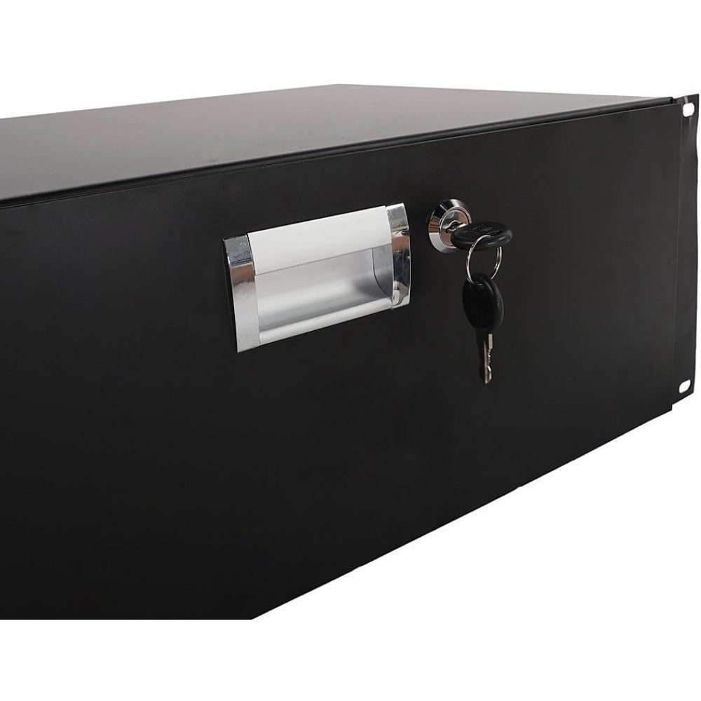 2U Rack Mount Drawer, Locking Storage for 19-Inch AV, Network and DJ Racks detail image - detail view 8