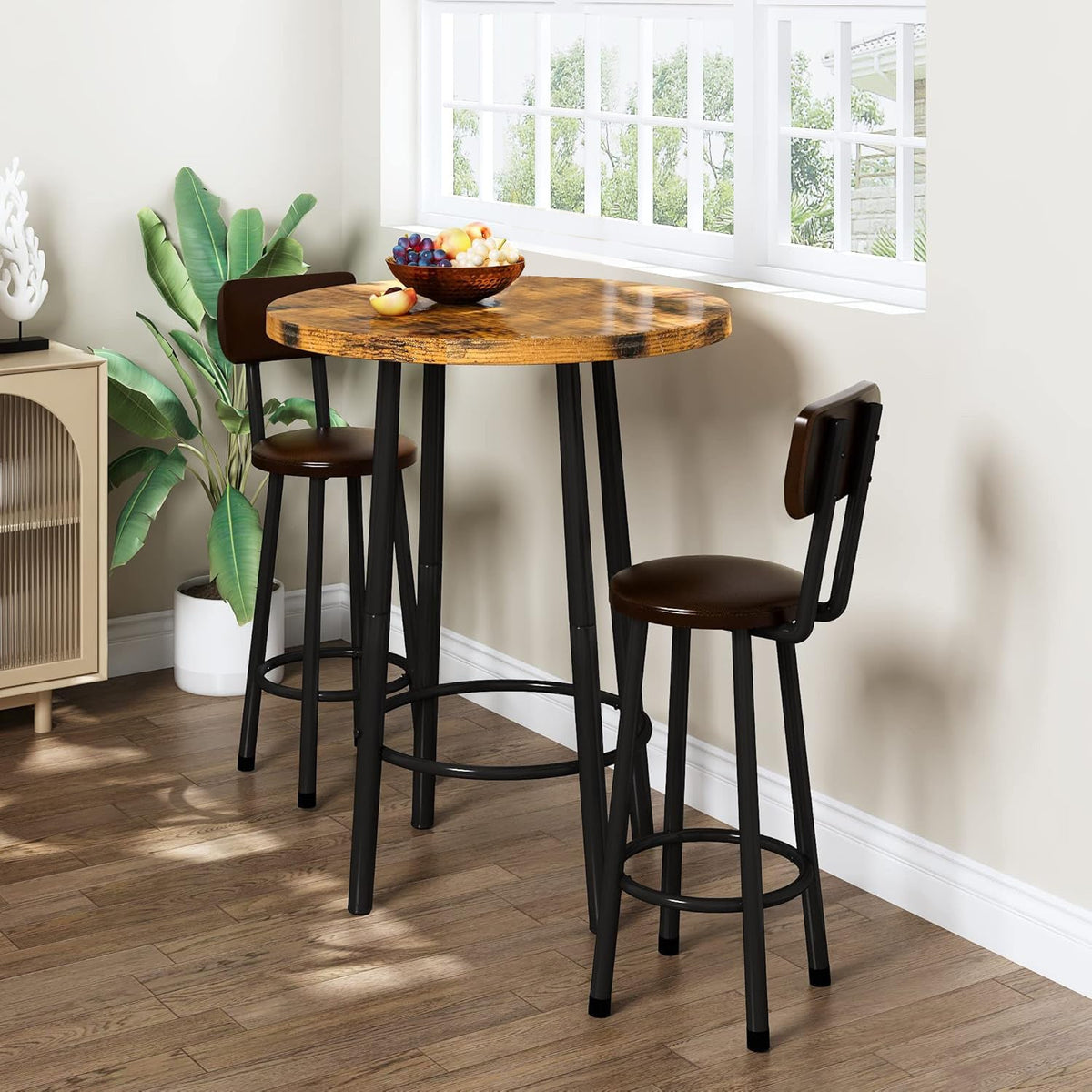Pub Dining Sets and Bar Table Sets, 3-Piece Pub Dining Set for 2 - Counter Height Table shown in the main product view