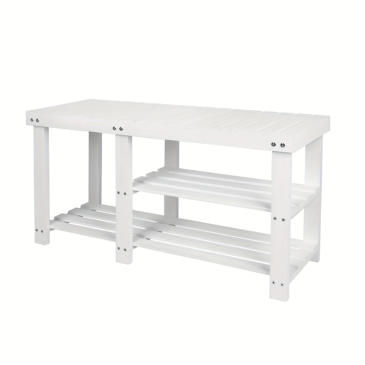 Shoe Bench shown in the White option