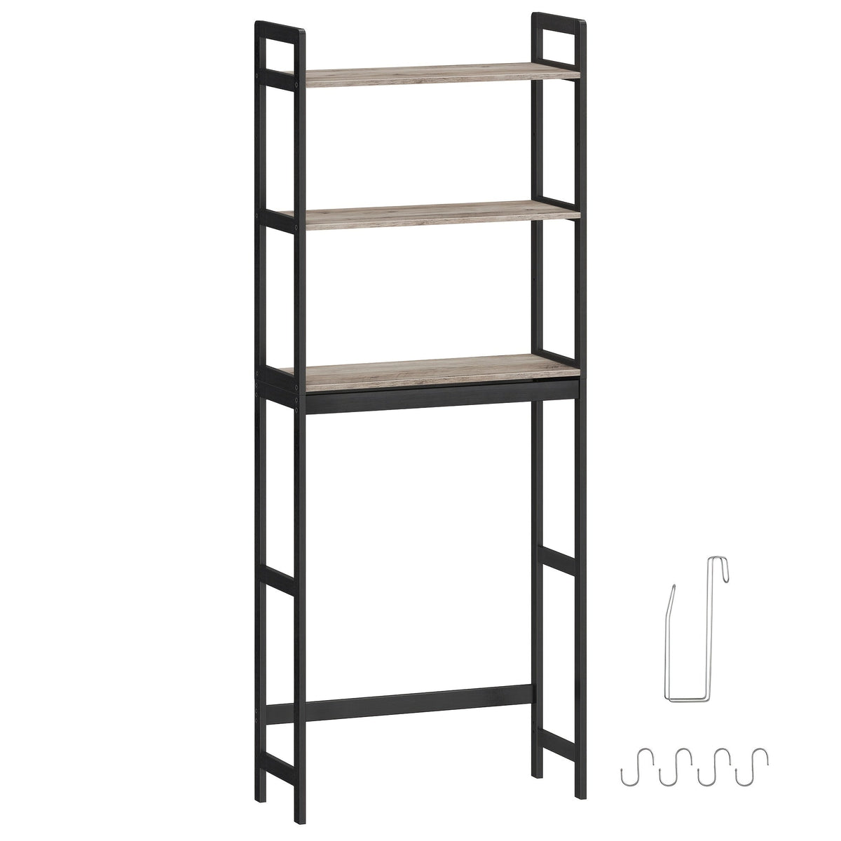 Over The Toilet Shelf shown in the Greige option