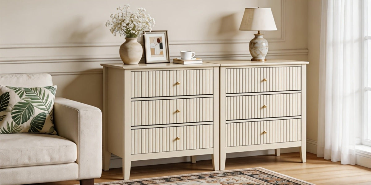 30-Inch Wood Nightstand, Bedroom Side Table for Practical Everyday Home Use detail image - detail view 13