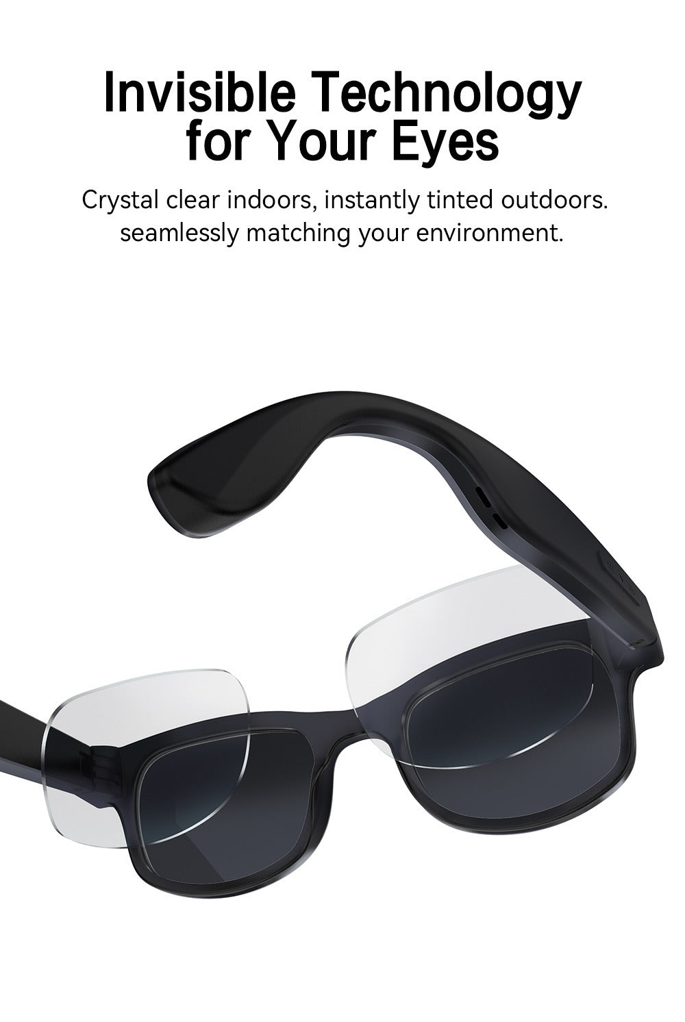 AI Smart Glasses 8MP HD Camera - Real-Time Translation, Bluetooth Call & Music, AI Object Recognition, Touch Control, Wearable Video Recording Glasses for Men Women Travel Outdoor 2026