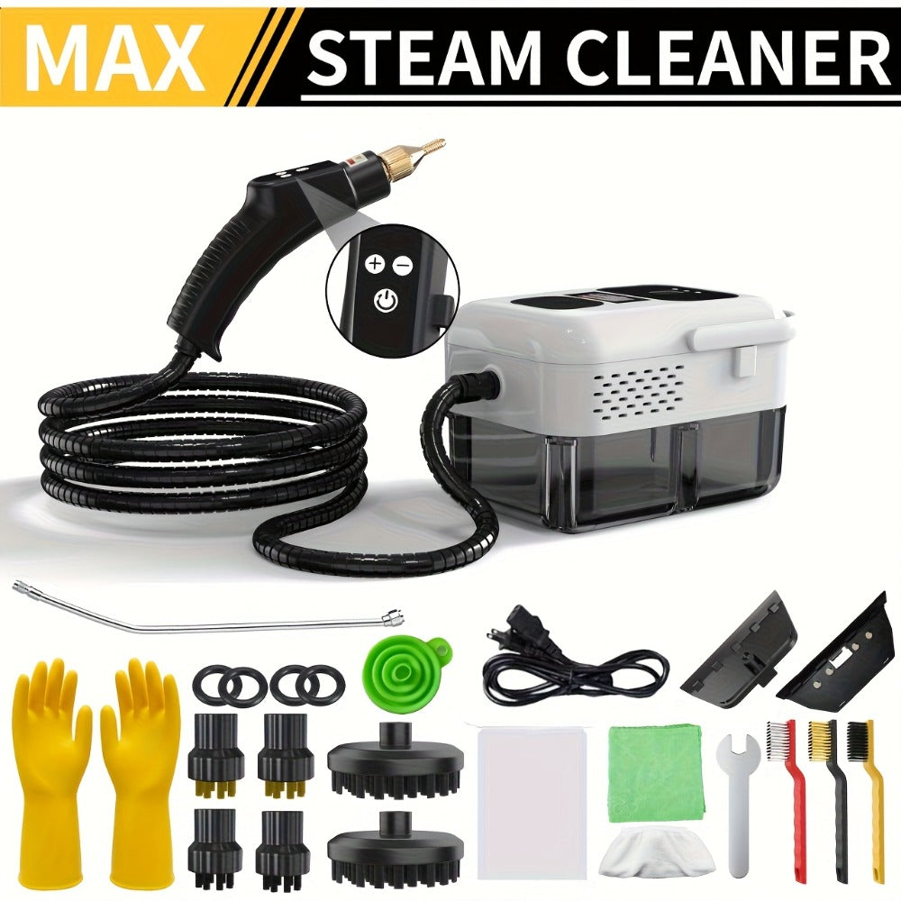 Portable Steam Cleaner High-Temperature High-Pressure Handheld Steamer for Home, Carpet, Tile & Grout Cleaning – 9-Speed Adjustable, 3 Models: Basic, Upgraded & Smart