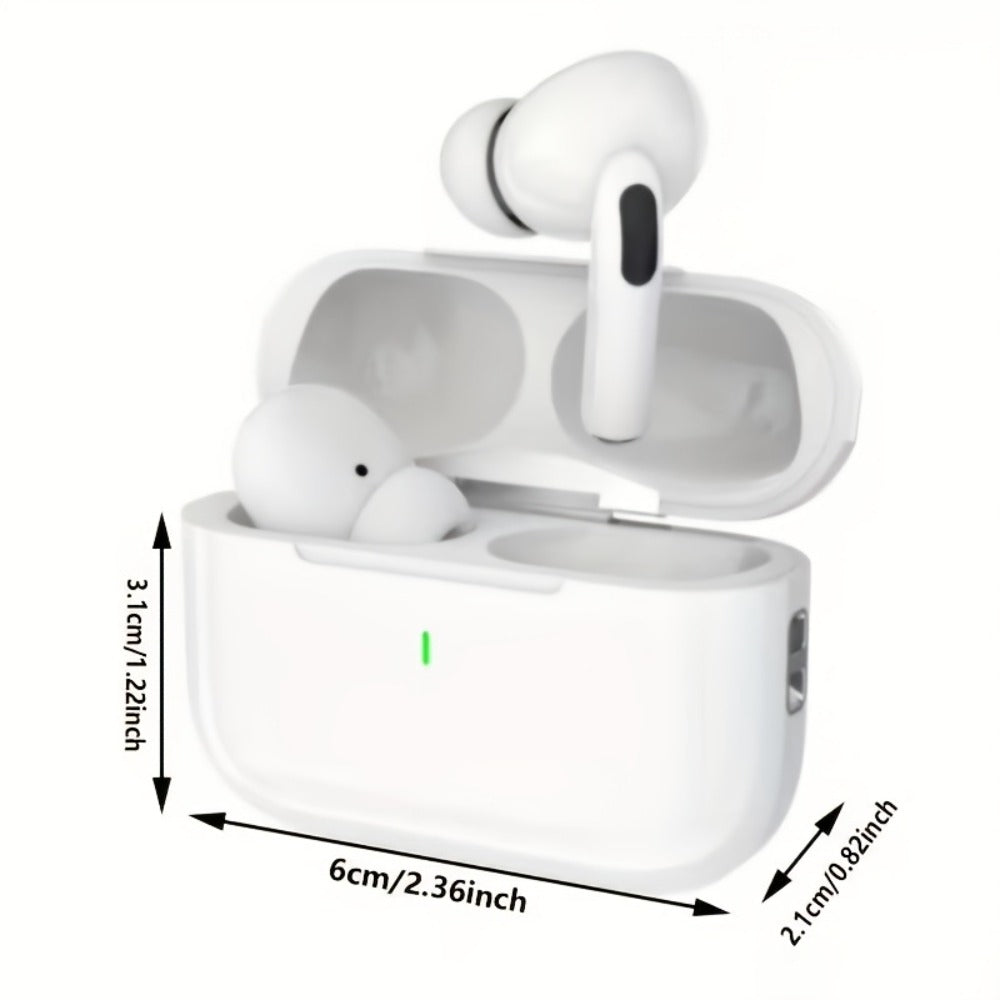 3-in-1 Wireless Earbuds Standard Translation Screen Model In-Ear Earphones Charging Case HD Calling Long Battery Life Ergonomic Compact Lightweight for Learning Study Travel Daily Use
