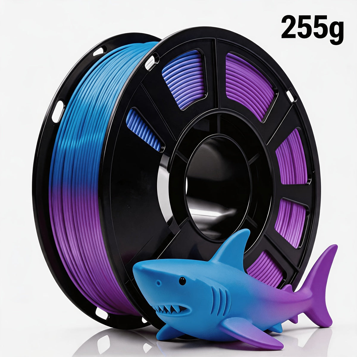 Rainbow PLA Filament 1.75mm Single Dual Triple Color Vacuum Packed – Neatly Wound High Precision ±0.02mm Smooth Printing 0.56lb 0.41lb | Rainbow Gradient PLA Spool for FDM 3D Printers Hobbyists