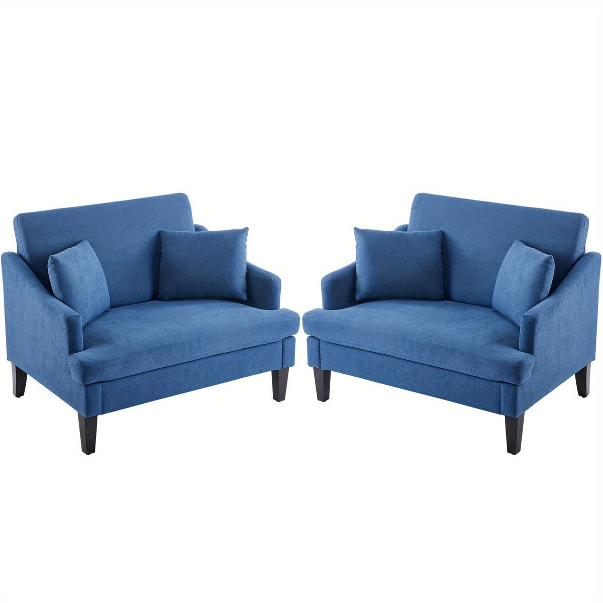 Accent Chair shown in the Blue, Set Of 2 option