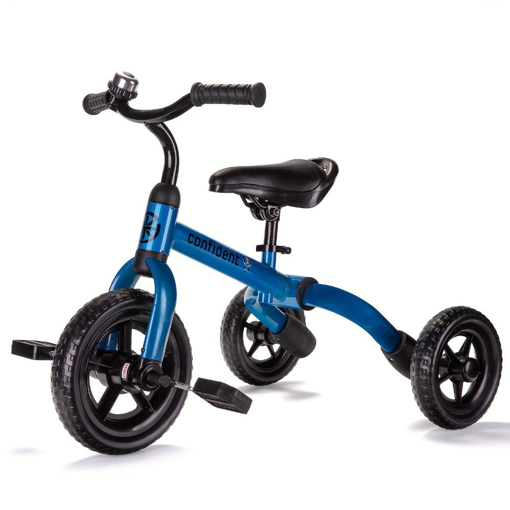 3-in-1 Toddler Tricycle and Balance Bike with Folding Frame, Green