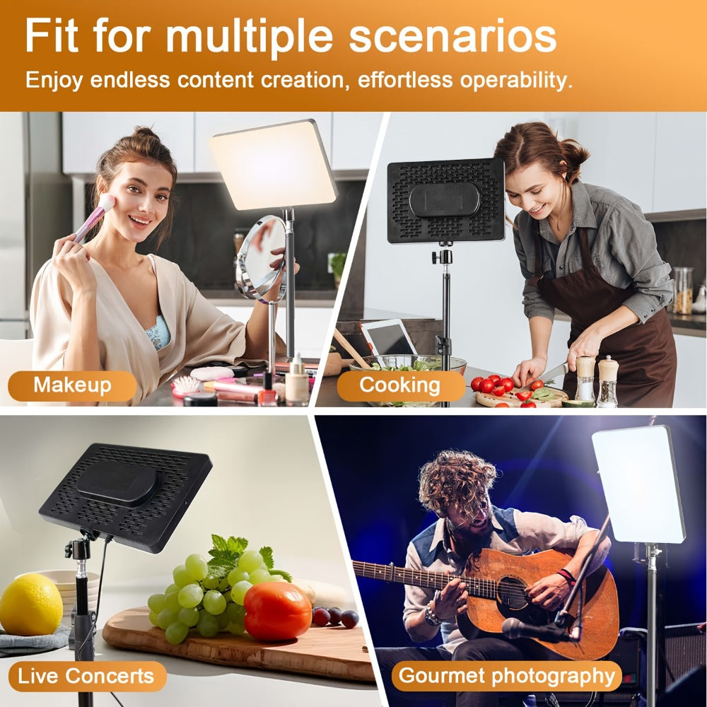 10 Inch Desktop Ring Light with Phone Stand | Soft Beauty Fill Light for Live Streaming, Makeup, Video Recording, Selfie & Indoor Face Lighting for Content Creators