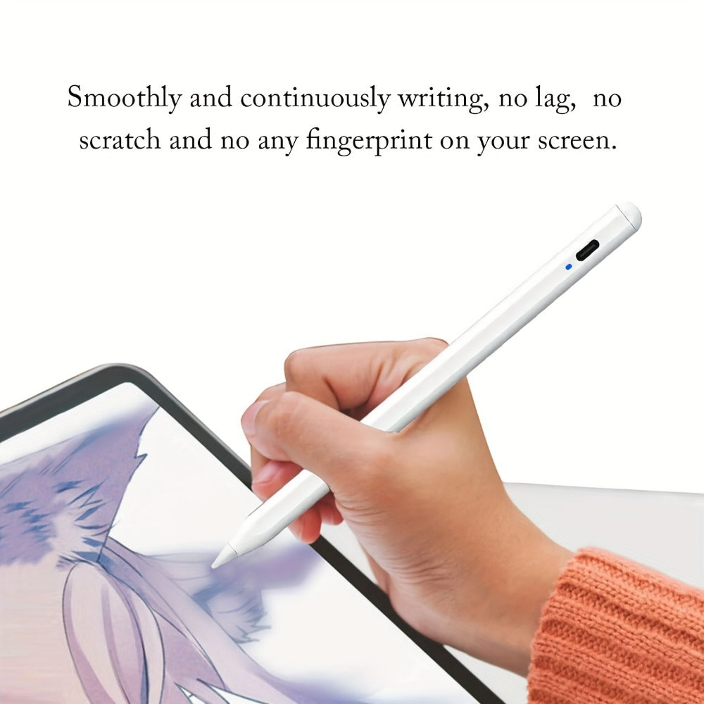 Stylus Pen for iPad & Android Tablets – Palm Rejection, Tilt Sensor, USB-C Charging, Compatible with iPad 6/7/8/9/10, Pro 11"/12.9"/M4, Air 3/4/5/6, Mini 5/6, All Android Tablets (Multi-Color)