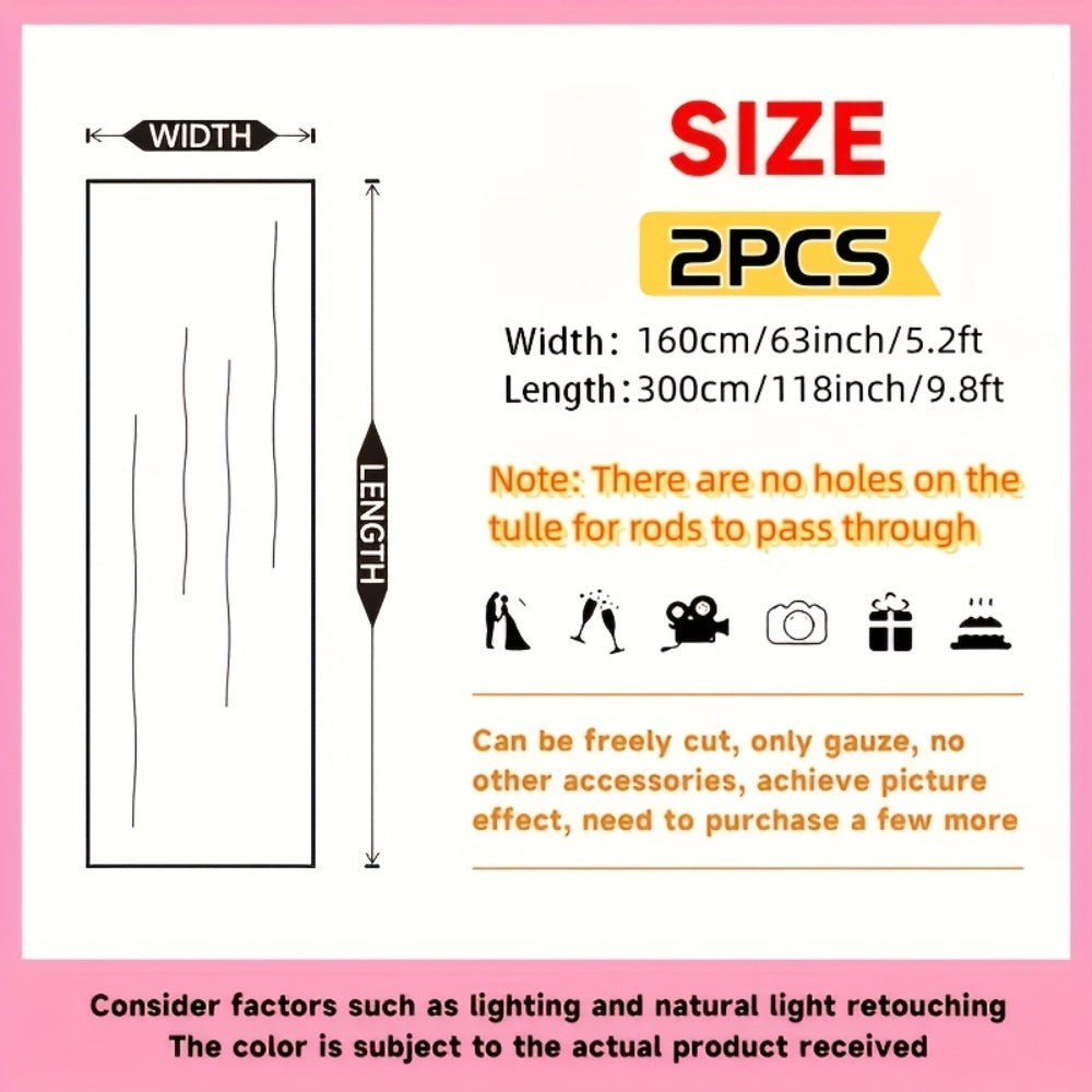White Velvet Backdrop Curtains with String Lights 2pcs 5.2x10FT Sheer Background Decoration for Wedding Birthday Party Photo Booth Photography Stage Decor USB Powered Fairy Lights Included