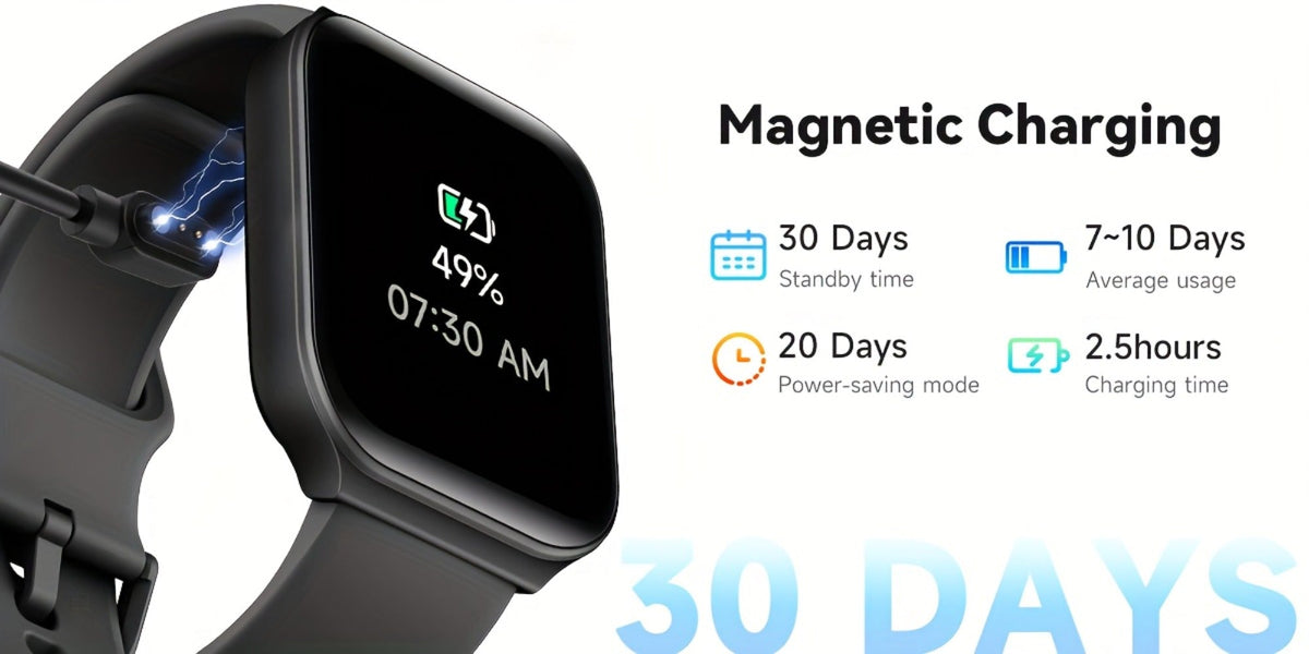 Fitness Tracker Smartwatch with Alexa Built-in FAWEIO 1.95" Large Display, Wireless Calling, 100+ Sport Modes, Pedometer Heart Rate Sleep Blood Oxygen, Compatible with iPhone & Android – Smart Watch for Men Women 11 Colors
