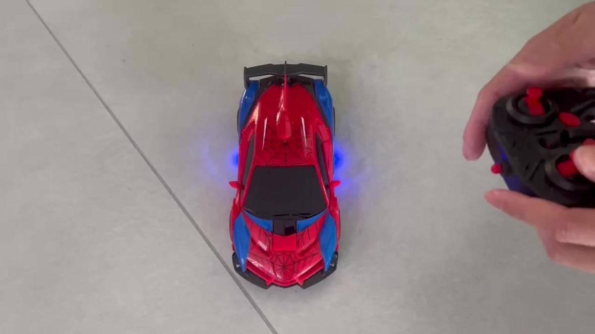 Transforming RC Car for Kids 1:18 Scale – One-Button Deformation Robot Remote Control Stunt Car, 2.4GHz 360° Rotating Drift Toy for Boys & Girls Ages 3 4 5 6, Birthday Christmas Holiday Gift (Red)