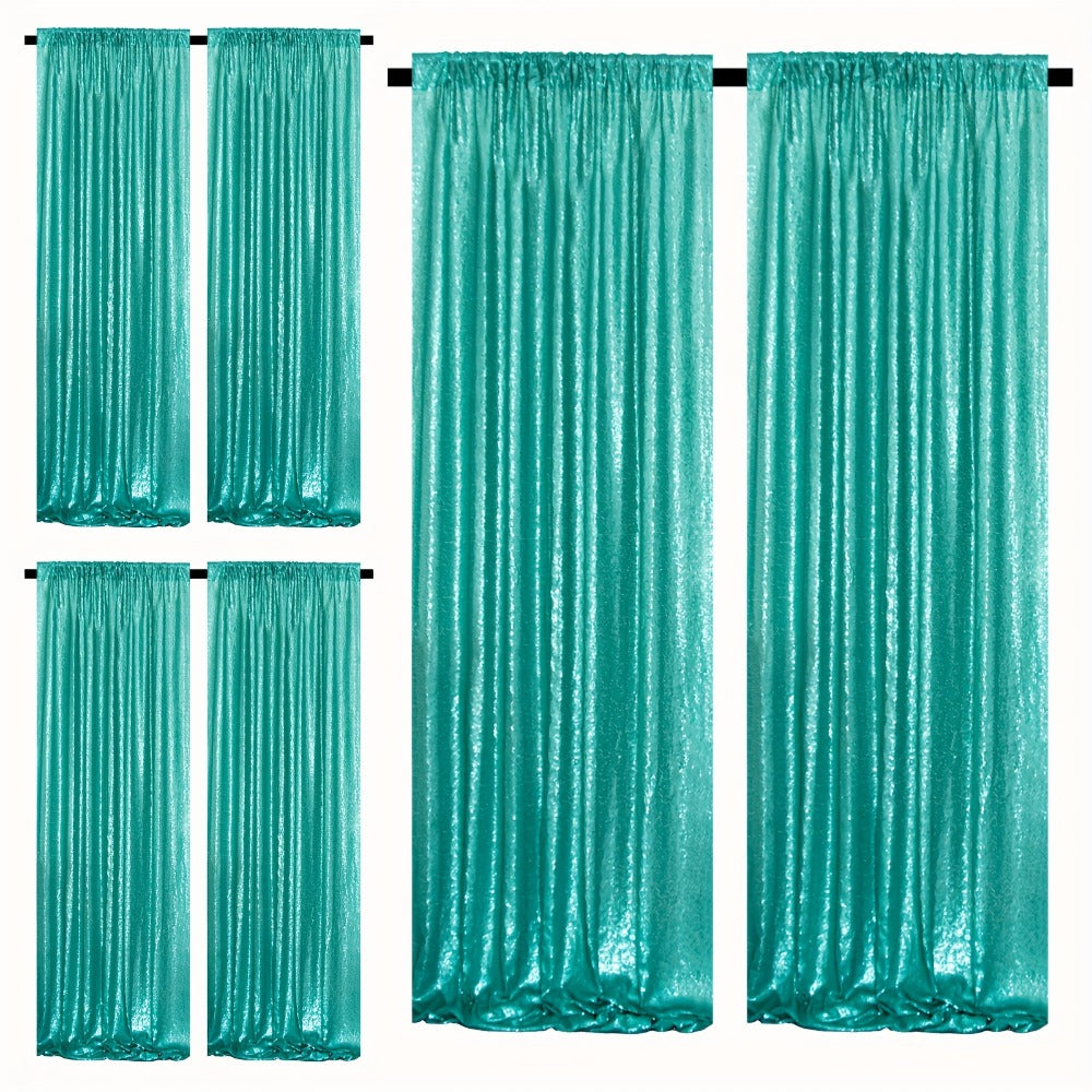 Sequin Backdrop Curtains 2FTx8FT Glitter Photography Background Panels for Party Wedding Birthday Stage Decoration Gold Yellow Shimmer Curtain Set 4 6 10 Panels Available