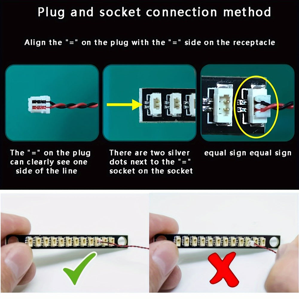 USB Power Cable for Building Block LED Light Kits, 30 or 50 cm